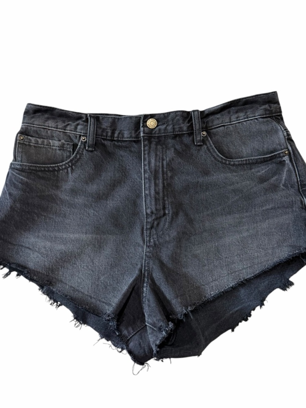 BDG Denim Cut Offs Women’s 31 Black Cheeky Shorts Festival 2” Inseam Summer
